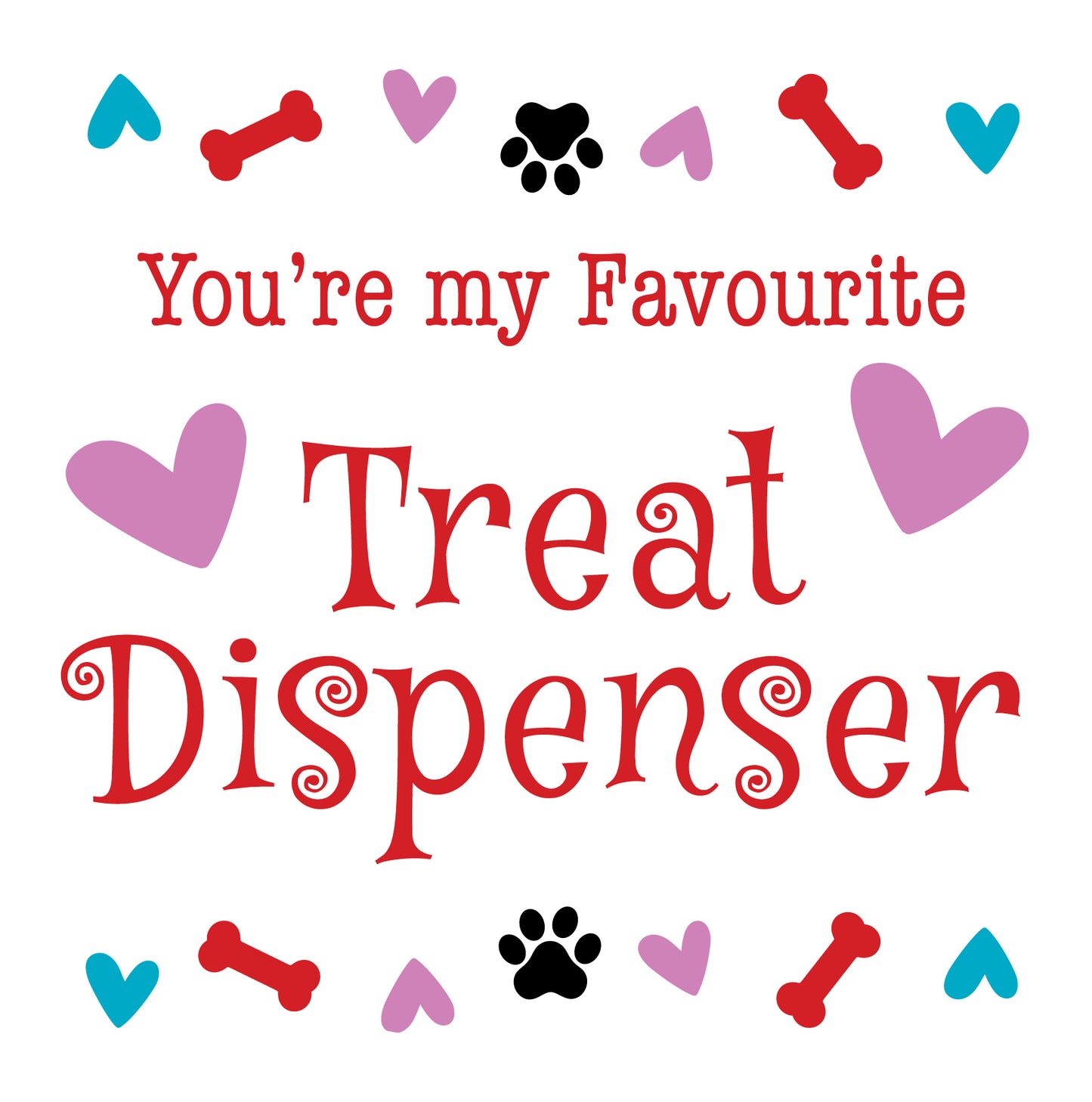 Favourite Treat Dispenser Card