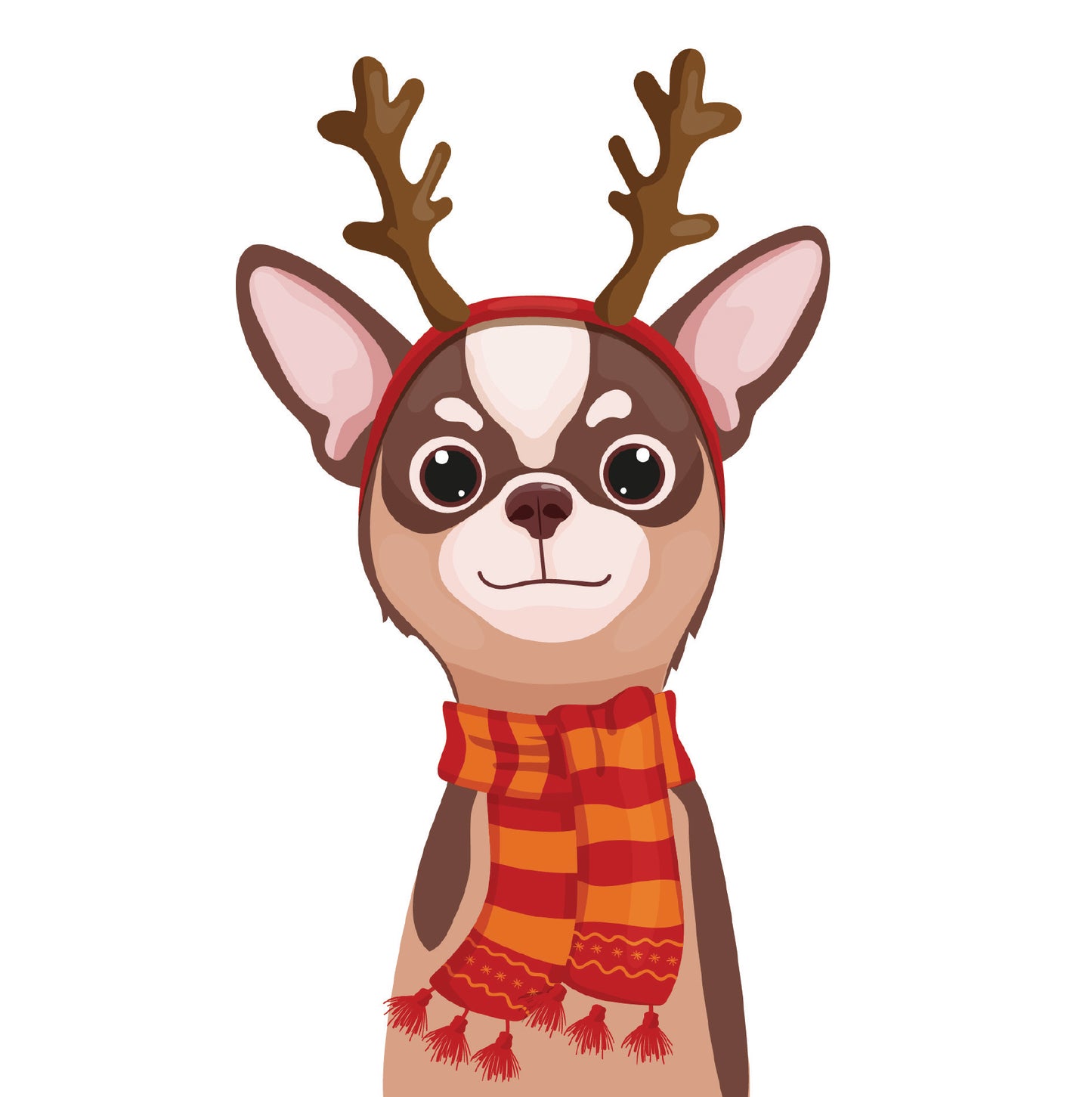 Chihuahua Dog Christmas Card