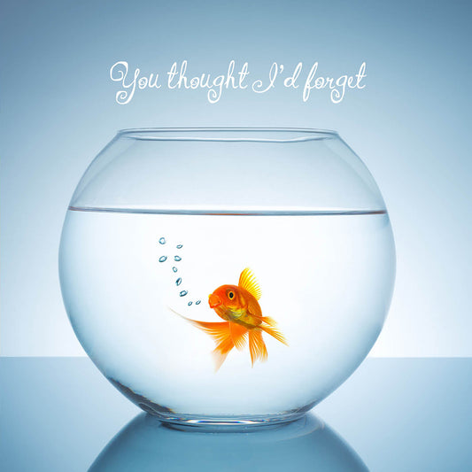 Gold Fish Birthday Card
