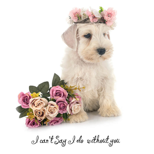 Can't Say I Do Bridesmaid Dog Card